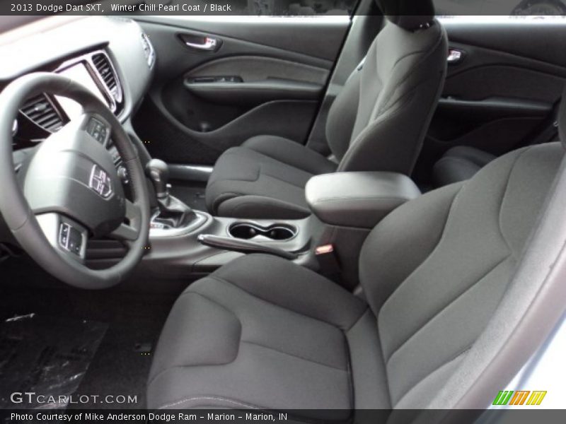 Winter Chill Pearl Coat / Black 2013 Dodge Dart SXT