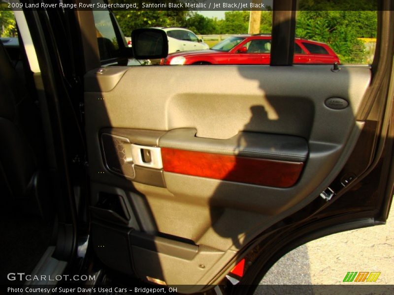 Santorini Black Metallic / Jet Black/Jet Black 2009 Land Rover Range Rover Supercharged