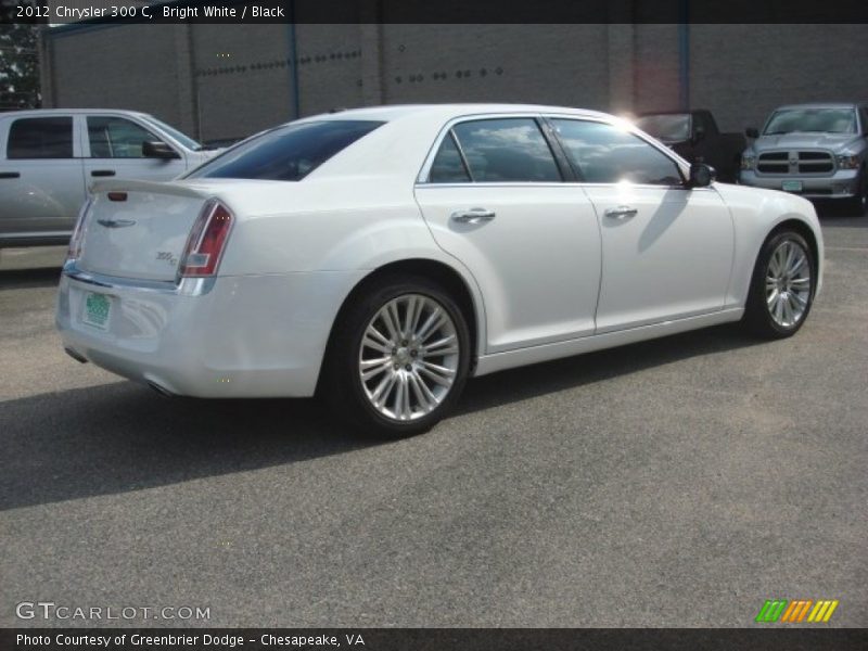 Bright White / Black 2012 Chrysler 300 C