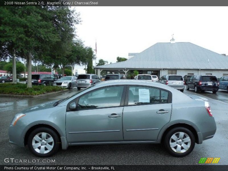 Magnetic Gray / Charcoal/Steel 2008 Nissan Sentra 2.0