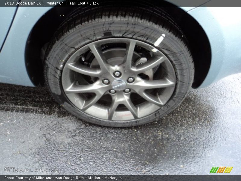 Winter Chill Pearl Coat / Black 2013 Dodge Dart SXT
