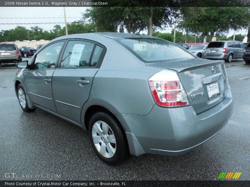 Magnetic Gray / Charcoal/Steel 2008 Nissan Sentra 2.0