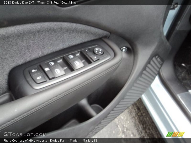 Winter Chill Pearl Coat / Black 2013 Dodge Dart SXT