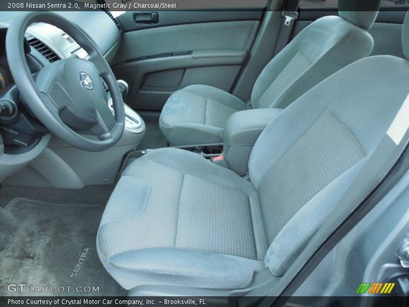 Magnetic Gray / Charcoal/Steel 2008 Nissan Sentra 2.0