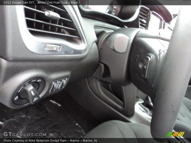 Winter Chill Pearl Coat / Black 2013 Dodge Dart SXT
