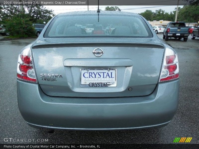 Magnetic Gray / Charcoal/Steel 2008 Nissan Sentra 2.0