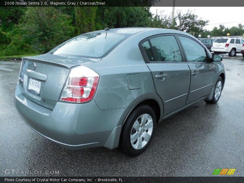 Magnetic Gray / Charcoal/Steel 2008 Nissan Sentra 2.0