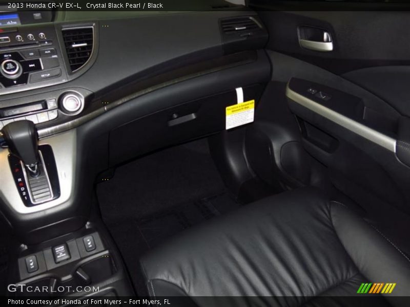 Crystal Black Pearl / Black 2013 Honda CR-V EX-L