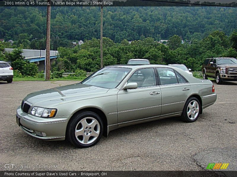 Tuscan Beige Metallic / Stone Beige 2001 Infiniti Q 45 Touring