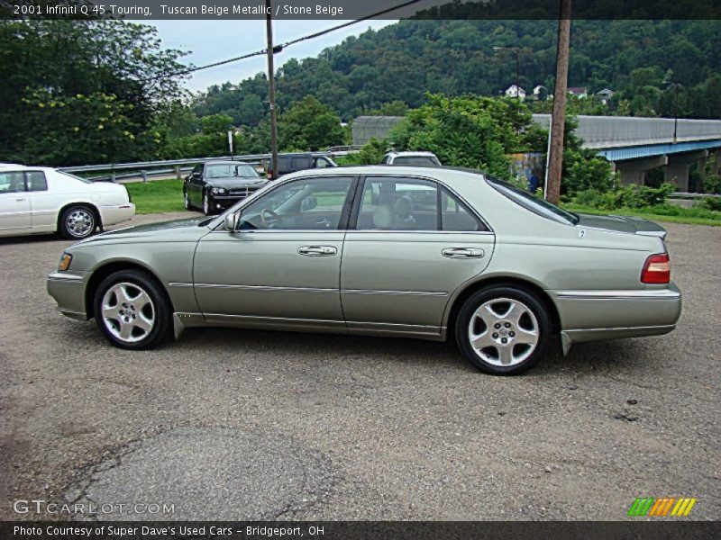 Tuscan Beige Metallic / Stone Beige 2001 Infiniti Q 45 Touring