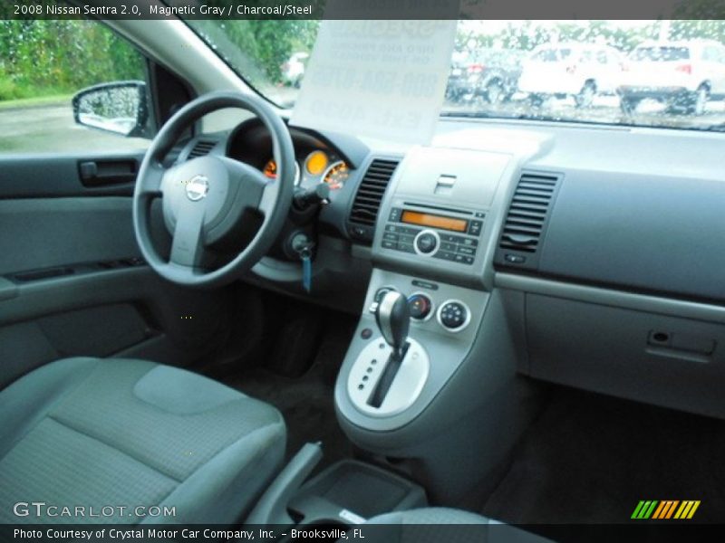Magnetic Gray / Charcoal/Steel 2008 Nissan Sentra 2.0