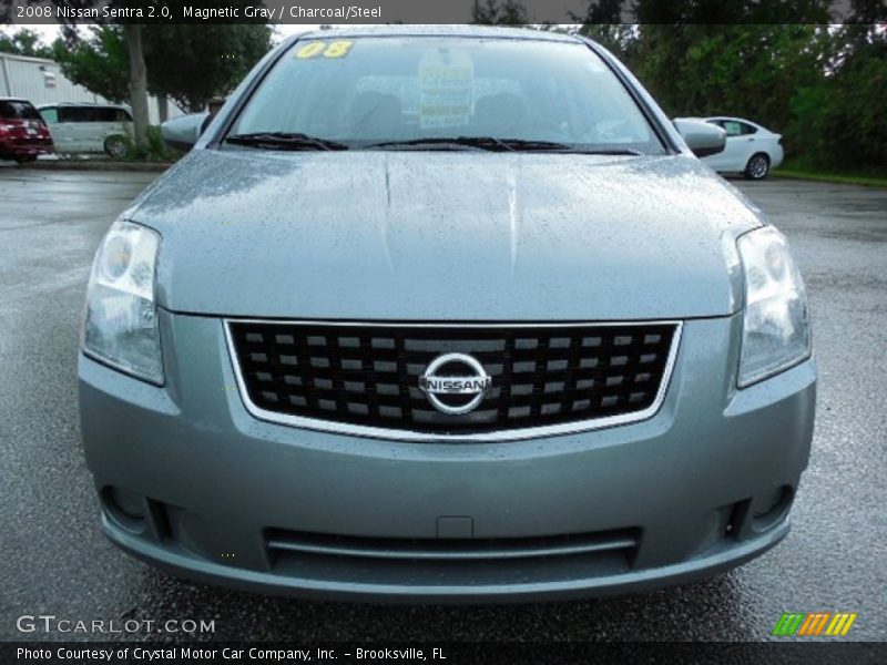 Magnetic Gray / Charcoal/Steel 2008 Nissan Sentra 2.0