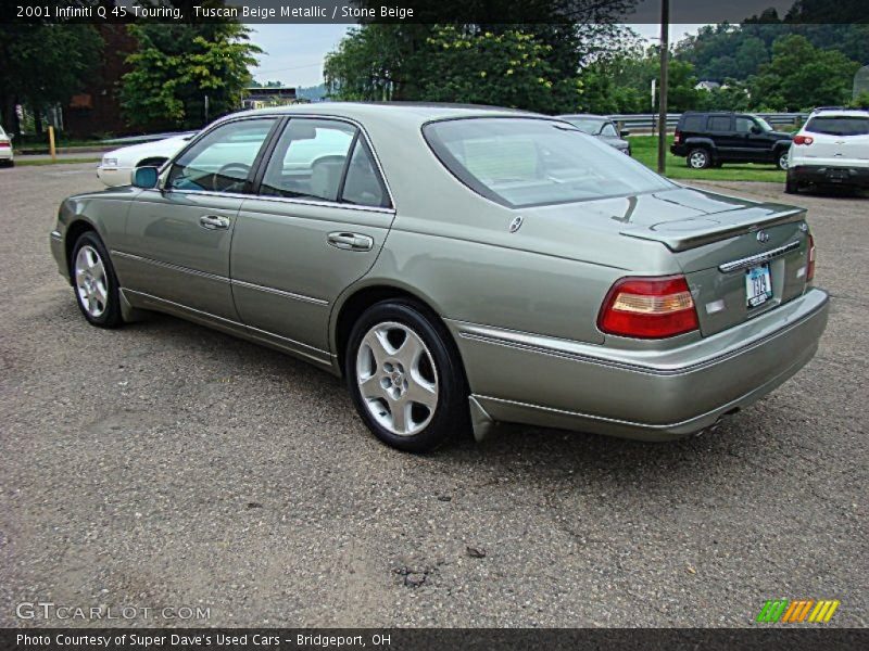 Tuscan Beige Metallic / Stone Beige 2001 Infiniti Q 45 Touring