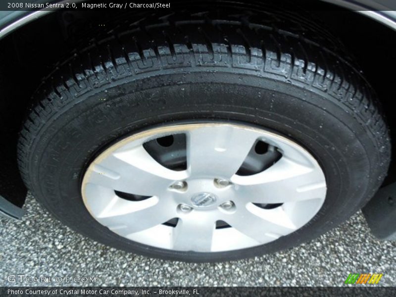 Magnetic Gray / Charcoal/Steel 2008 Nissan Sentra 2.0