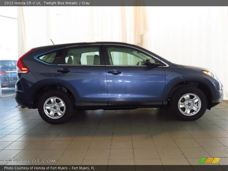 Twilight Blue Metallic / Gray 2013 Honda CR-V LX