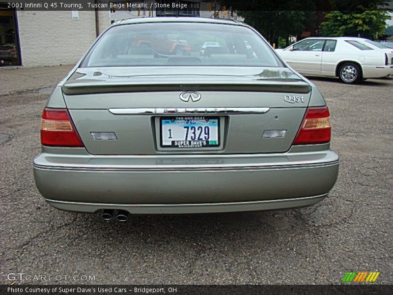 Tuscan Beige Metallic / Stone Beige 2001 Infiniti Q 45 Touring