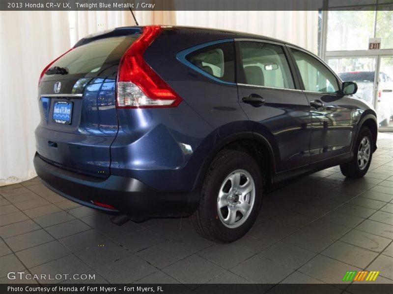 Twilight Blue Metallic / Gray 2013 Honda CR-V LX