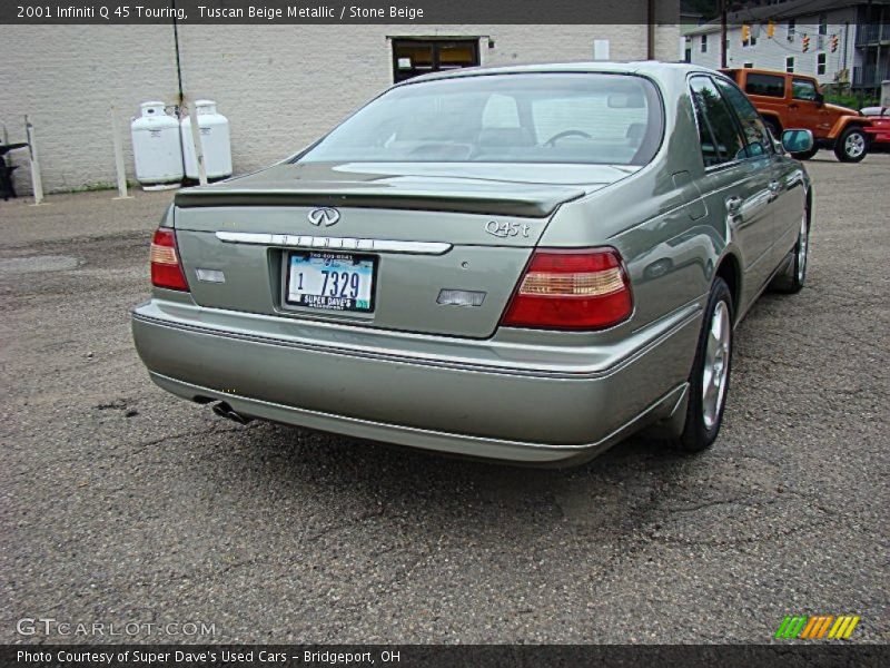 Tuscan Beige Metallic / Stone Beige 2001 Infiniti Q 45 Touring
