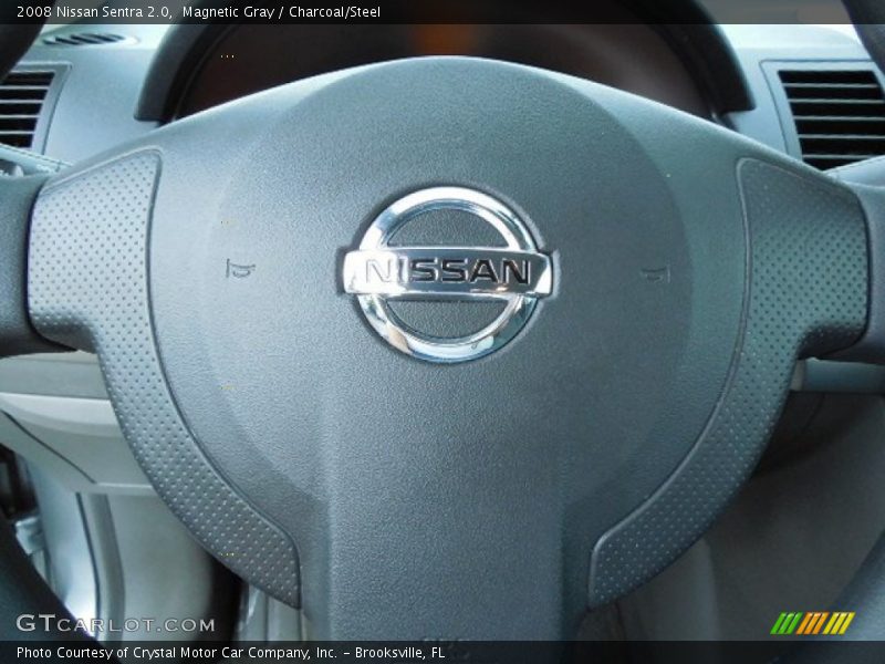 Magnetic Gray / Charcoal/Steel 2008 Nissan Sentra 2.0