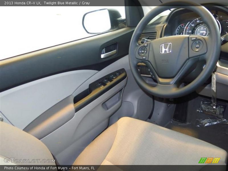 Twilight Blue Metallic / Gray 2013 Honda CR-V LX