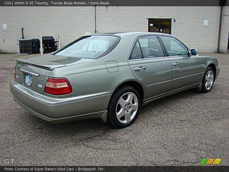 Tuscan Beige Metallic / Stone Beige 2001 Infiniti Q 45 Touring