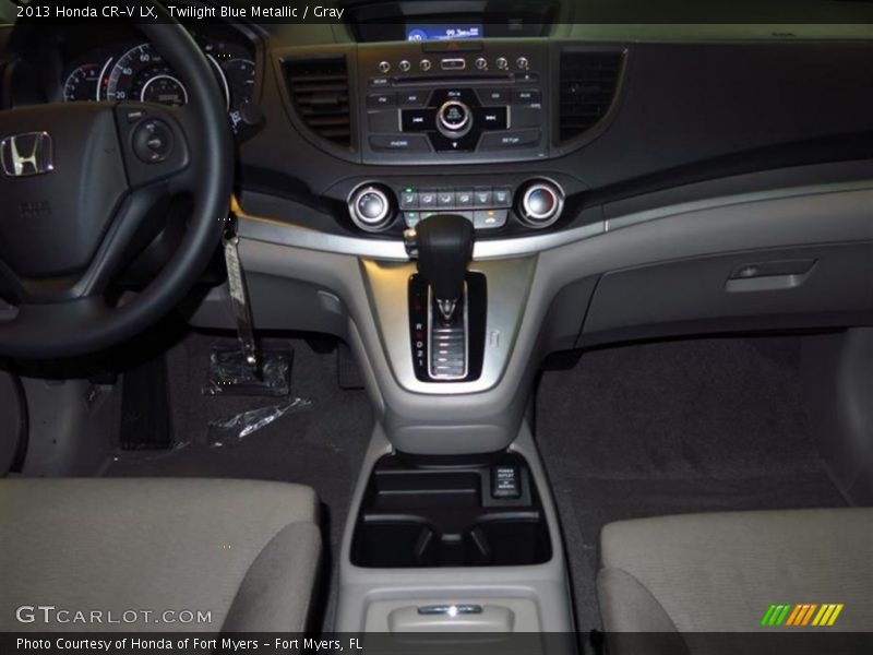 Twilight Blue Metallic / Gray 2013 Honda CR-V LX