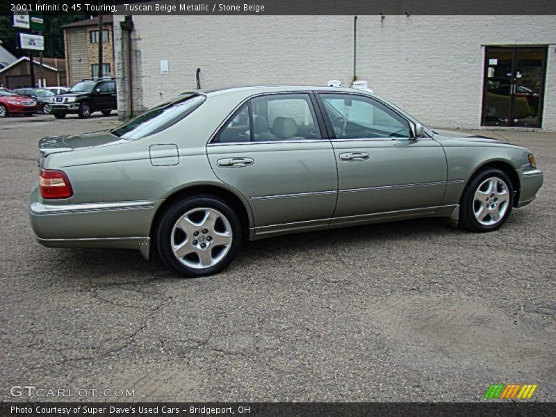 Tuscan Beige Metallic / Stone Beige 2001 Infiniti Q 45 Touring
