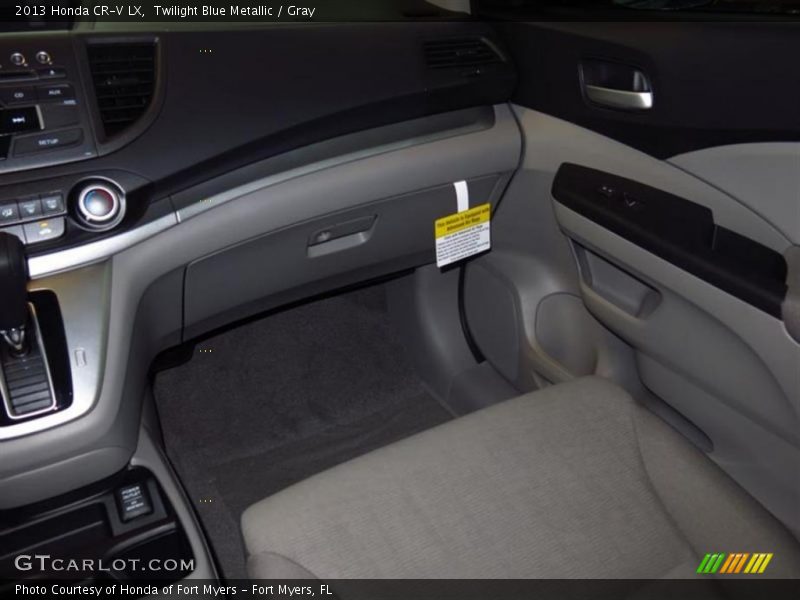 Twilight Blue Metallic / Gray 2013 Honda CR-V LX