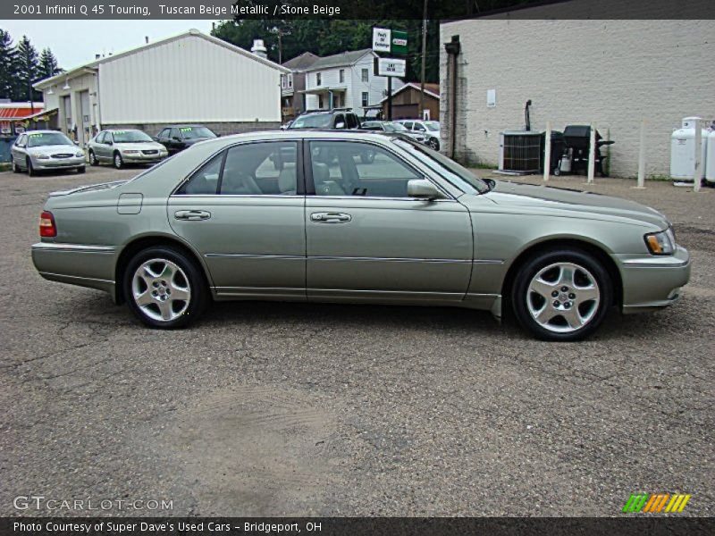 Tuscan Beige Metallic / Stone Beige 2001 Infiniti Q 45 Touring