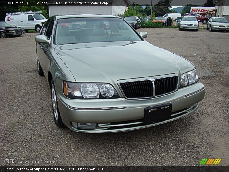 Tuscan Beige Metallic / Stone Beige 2001 Infiniti Q 45 Touring