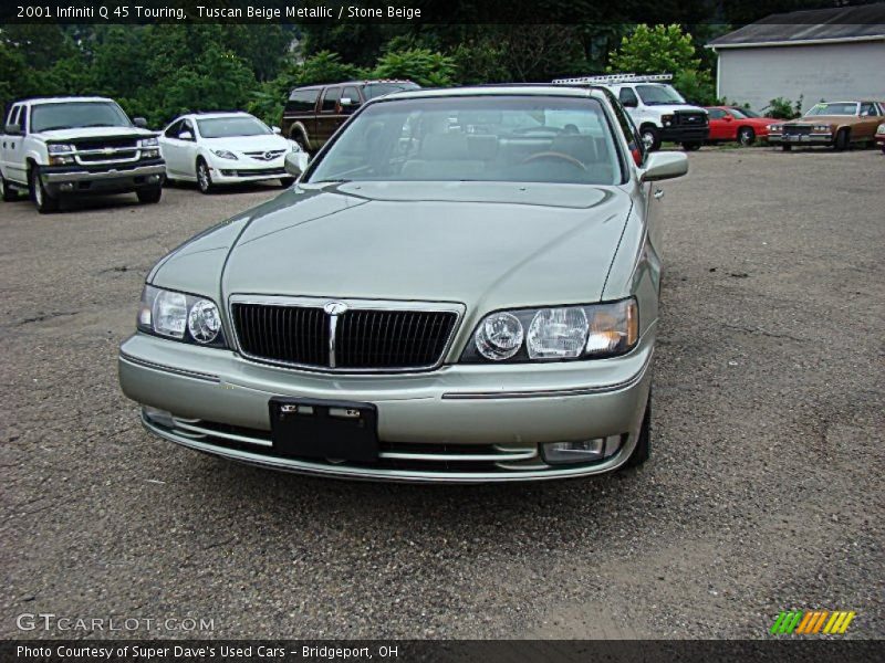 Tuscan Beige Metallic / Stone Beige 2001 Infiniti Q 45 Touring