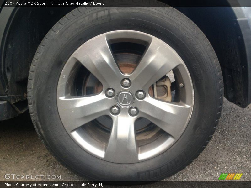 Nimbus Gray Metallic / Ebony 2007 Acura MDX Sport