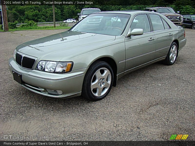 Tuscan Beige Metallic / Stone Beige 2001 Infiniti Q 45 Touring