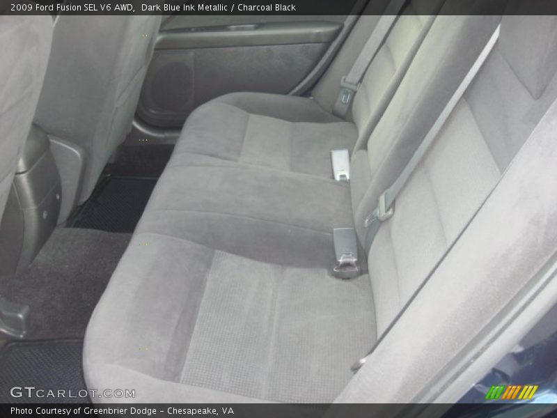Dark Blue Ink Metallic / Charcoal Black 2009 Ford Fusion SEL V6 AWD
