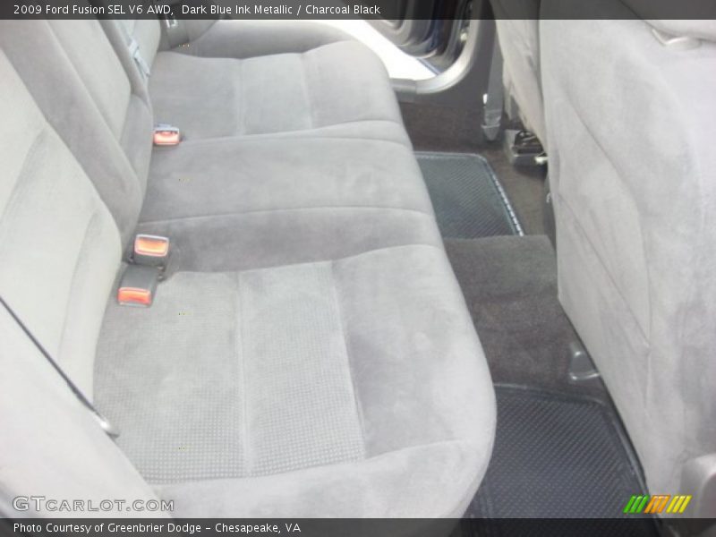 Dark Blue Ink Metallic / Charcoal Black 2009 Ford Fusion SEL V6 AWD