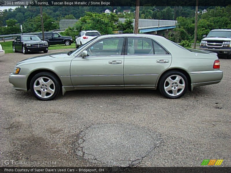 Tuscan Beige Metallic / Stone Beige 2001 Infiniti Q 45 Touring
