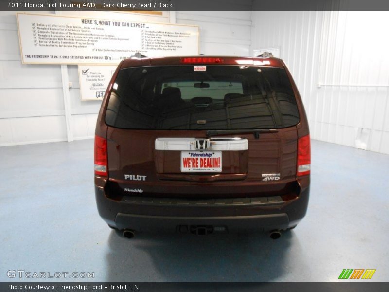 Dark Cherry Pearl / Black 2011 Honda Pilot Touring 4WD