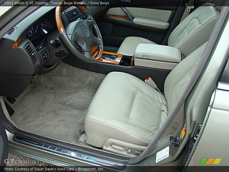 Tuscan Beige Metallic / Stone Beige 2001 Infiniti Q 45 Touring