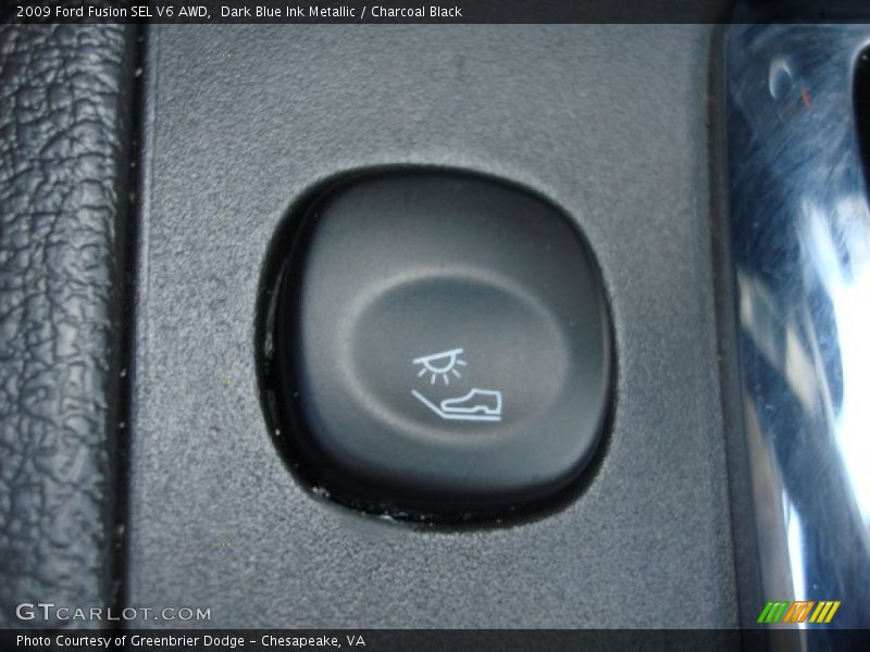 Dark Blue Ink Metallic / Charcoal Black 2009 Ford Fusion SEL V6 AWD