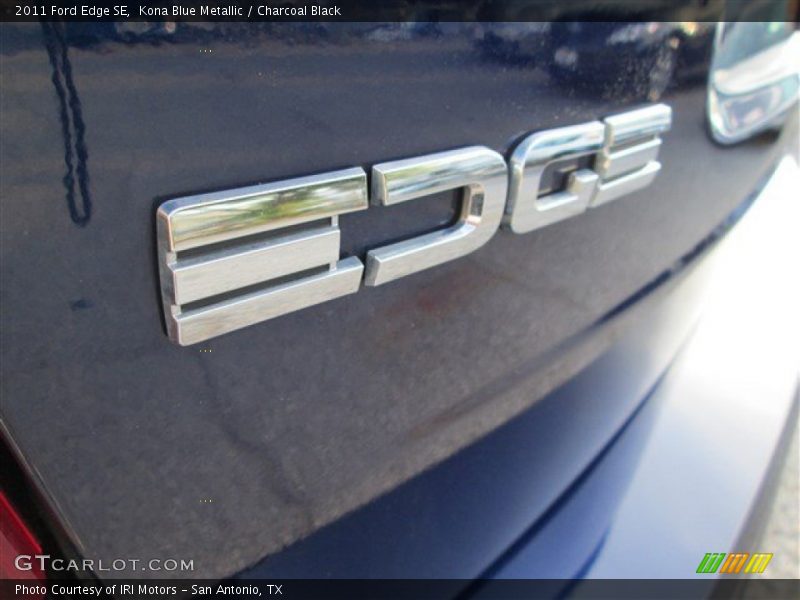 Kona Blue Metallic / Charcoal Black 2011 Ford Edge SE