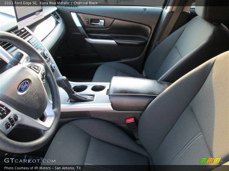 Kona Blue Metallic / Charcoal Black 2011 Ford Edge SE