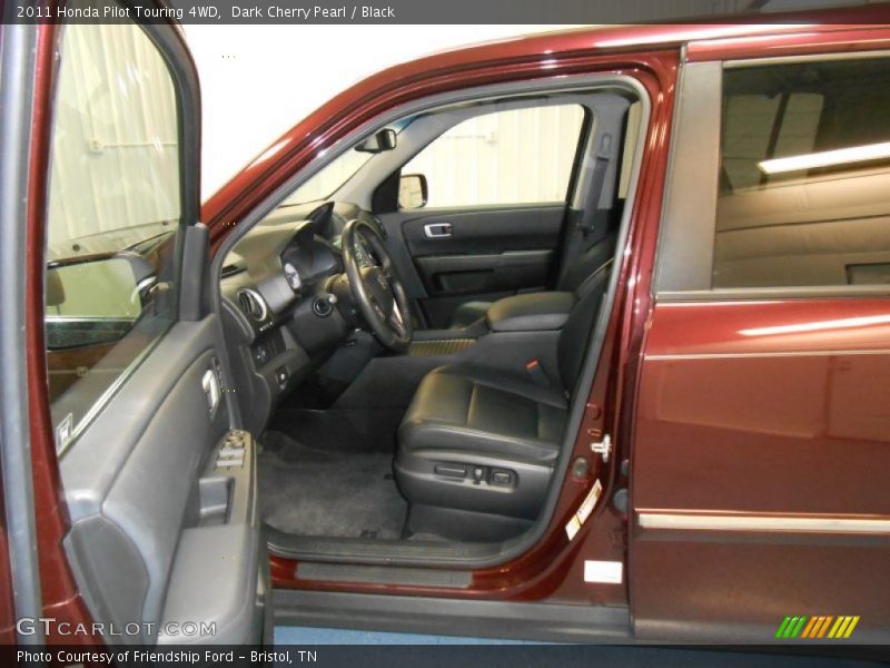 Dark Cherry Pearl / Black 2011 Honda Pilot Touring 4WD