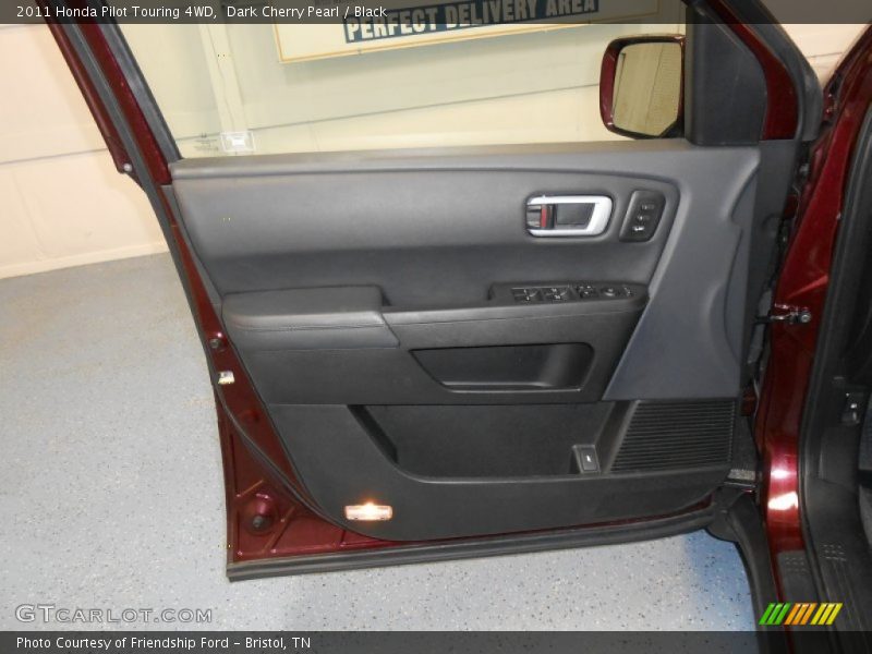 Dark Cherry Pearl / Black 2011 Honda Pilot Touring 4WD