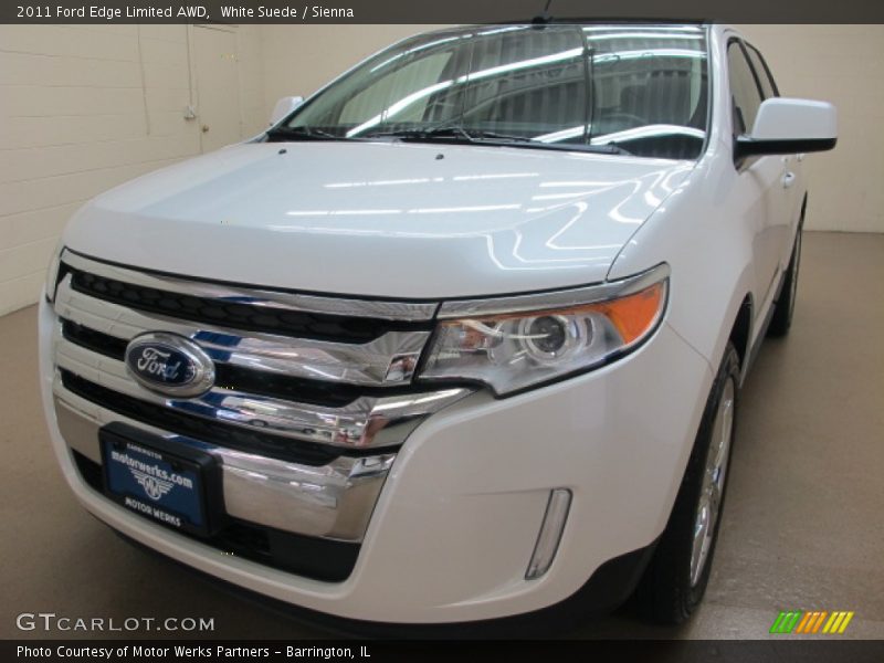White Suede / Sienna 2011 Ford Edge Limited AWD