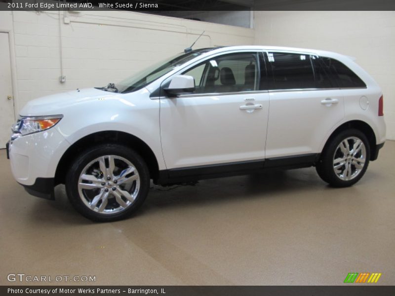 White Suede / Sienna 2011 Ford Edge Limited AWD