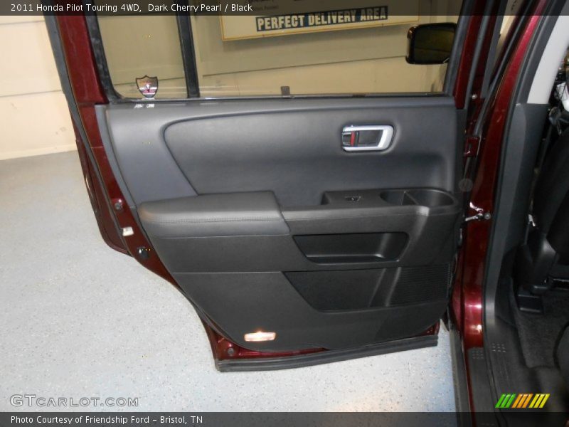 Dark Cherry Pearl / Black 2011 Honda Pilot Touring 4WD