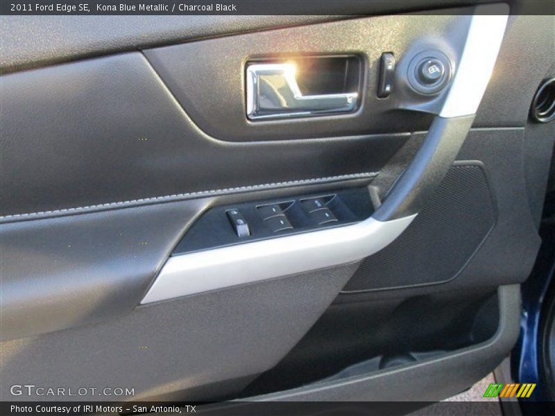 Kona Blue Metallic / Charcoal Black 2011 Ford Edge SE