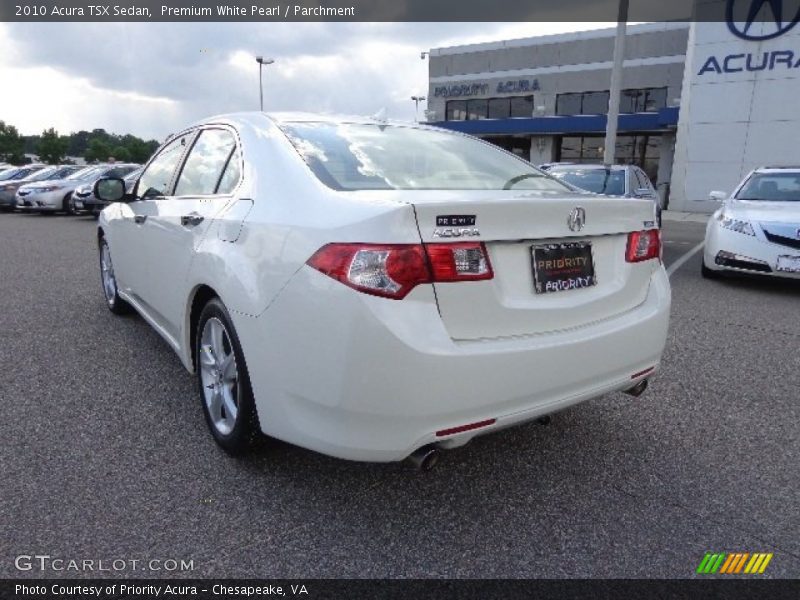 Premium White Pearl / Parchment 2010 Acura TSX Sedan