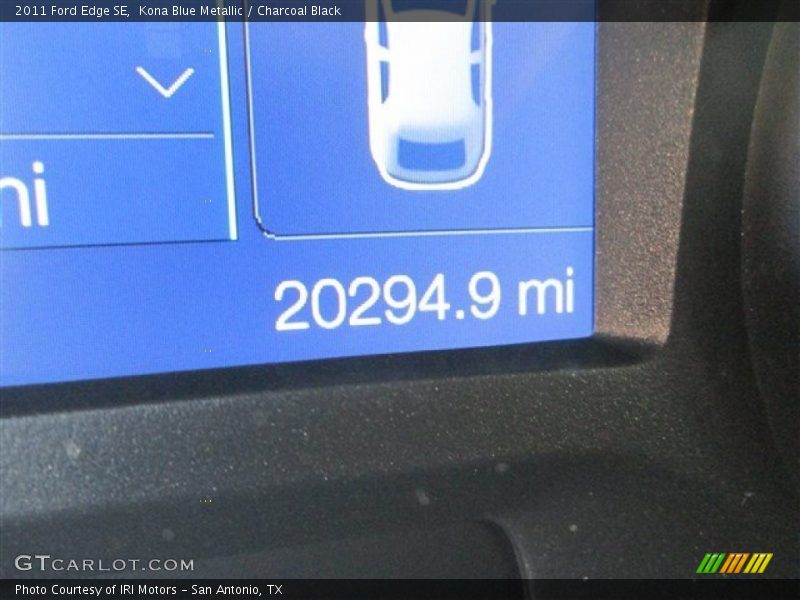 Kona Blue Metallic / Charcoal Black 2011 Ford Edge SE