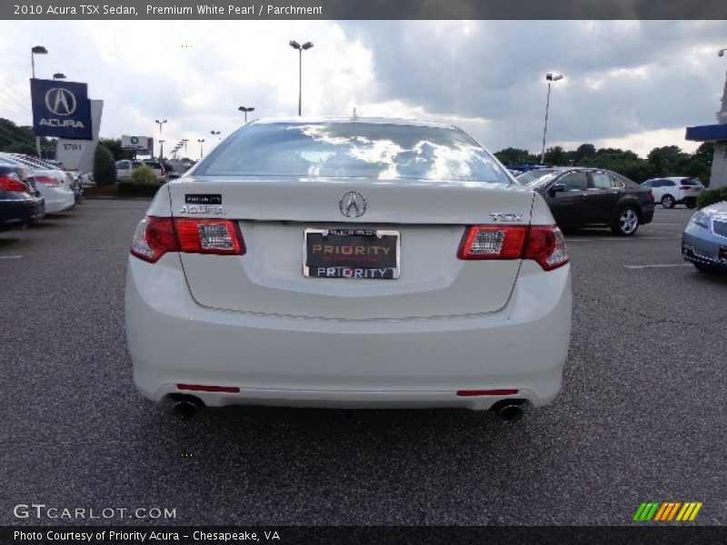 Premium White Pearl / Parchment 2010 Acura TSX Sedan